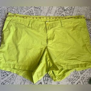 Size 24 Neon Green Preppy Old Navy Shirts 3x
